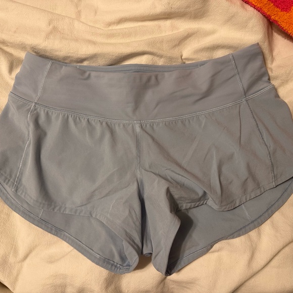 Lululemon Blue Linen Shorts - Picture 3 of 5